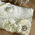 White Crochet Clutch